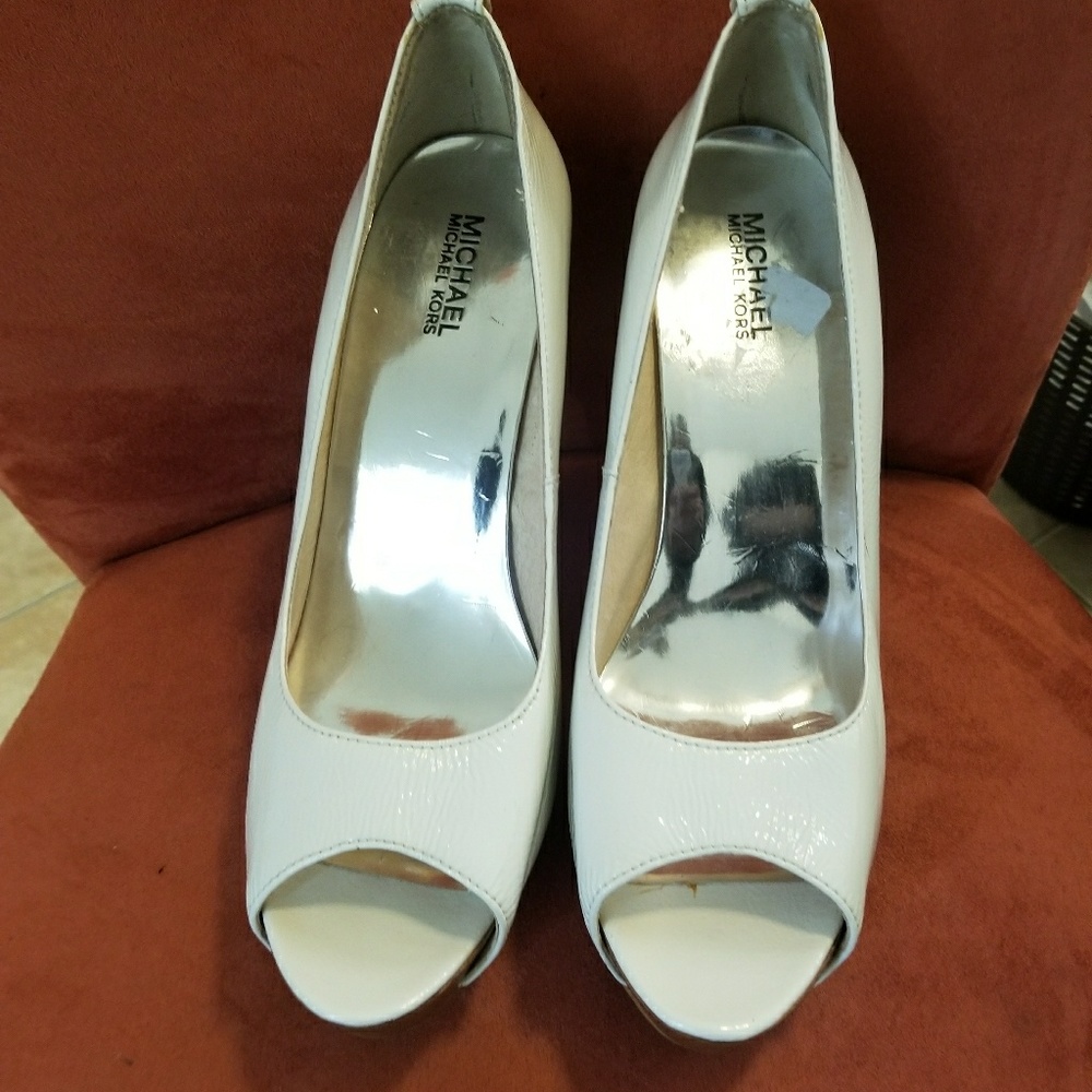 Michael Kors open toe pumps